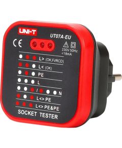 UNI-T UT07A-EU power outlet tester Testeri un mērierīces
