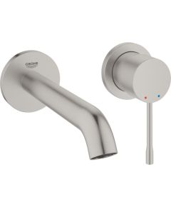 Grohe izlietnes maisītāja Essence virsapmetuma daļa, 2 MC, iztece 183 mm, no sienas, supersteel Iebūvējamie