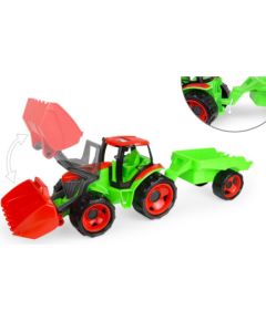 Traktors LENA MAXI ar kausu un piekabi (kastē) 107 cm L02136 Mašīnas un piederumi