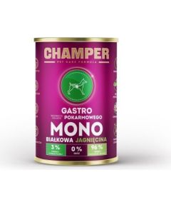 4Vets GASTRO jedno-białkowa jagnięcina mokra karma dla psa 400g Suņu barība