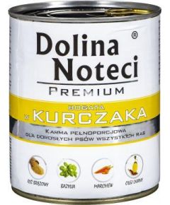 Dolina Noteci DOLINA NOTECI Premium bogata w kurczaka - mokra karma dla psa - 800g Suņu barība