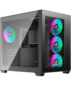 RAIJINTEK PAEAN C7 TG4, tower case (black) Datoru korpusi