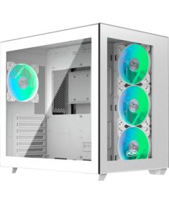 RAIJINTEK PAEAN C7 TG4, tower case (white) Datoru korpusi