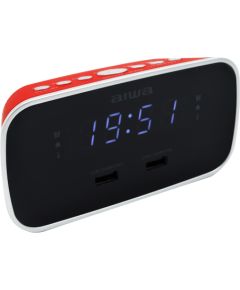 AIWA radio pulkstenis, sarkans - CRU-19RD Radio, Radio pulksteņi