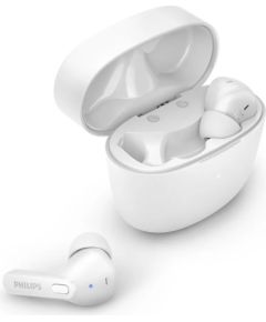 PHILIPS in-ear true bezvadu austiņas ar portatīvo uzlādes ietvaru, baltas - TAT2206WT/00 Austiņas