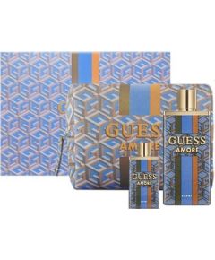 Guess Amore Capri Dárková sada EDT 100 ml, miniaturka EDT 7,5 ml a kosmetická taška 100ml Dāvanu komplekti