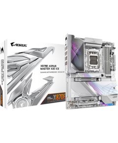 Mainboard GIGABYTE AMD X870E Socket AM5 ATX RAM DDR5-SDRAM 4xSlots Wi-Fi Yes Bluetooth Yes 5xNumber of M.2 (M) slots X870E A MASTER X ICE X870EAMASTERXICE Материнские платы