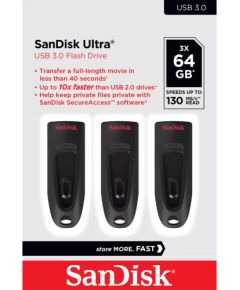 MEMORY DRIVE FLASH USB3 64GB/3PK SDCZ48-064G-G46T SANDISK USB карты памяти (Flash)