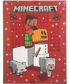 Paladone Minecraft Stationery 24 Days Advent Calendar Attīstošās spēles