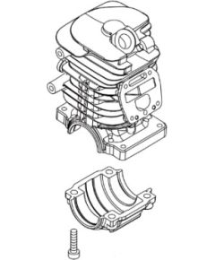 Cylinder cranckase set CS-3410, 335S, Echo  Резервные акции