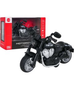 RoGer Metal Motorcycle Black Rotaļlietu motocikls Mašīnas un piederumi