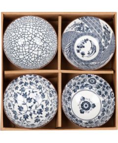 Komplekts SOMETSUKE 4 bļodas, zils mix Jaunumi, mēbeles, māja