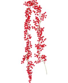 Virtene GREENLAND 1,7 m sarkanas ogas Mākslīgie ziedi un augi