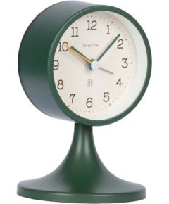 Alarm clock EVERO H14cm, green Часы на стене
