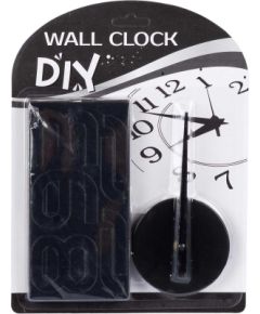 Wall clock DIY sticker, black Часы на стене