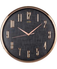 Wall clock HUGH D37cm, black Часы на стене