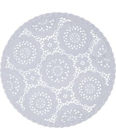 Galda sedziņa AIO D38cm baltas mežģīnes Jaunumi -Dārzam