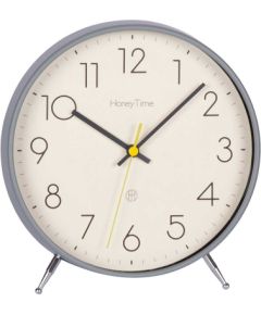 Clock TIMELINE H21.8cm, grey Часы на стене