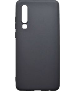 Evelatus Huawei  P30 Nano Silicone Case Soft Touch TPU Black Neoriģinālie Maciņi