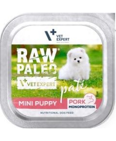 RAW PALEO Pâte Mini Puppy Pork - wet dog food - 150g Suņu barība