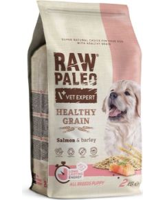 VET EXPERT Raw Paleo Healthy Grain Puppy Salmon and barley - dry dog ​​food - 2 kg Suņu barība