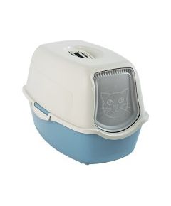 ROTHO Bailey Hooded litter box Blue, White Kaķu pakaišu kastes