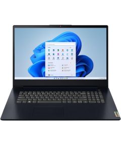 Lenovo IdeaPad 3 Intel® Core™ i5 i5-1235U Laptop 43.9 cm (17.3") Full HD 8 GB DDR4-SDRAM 512 GB SSD Wi-Fi 6 (802.11ac) NoOS Blue Portatīvie datori