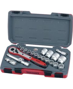 Tengtools Uzgriežņa galviņu komplekts Teng Tools T1221; 21 gab. Mehāniskie instrumenti