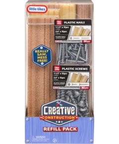 Little Tikes Zestaw creative construction: drewno, gwoździe i Śruby Interaktīvās rotaļlietas