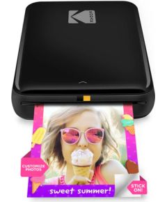 Kodak STEP Instant Mobile Photo printer Colour ZINK 2x3'' 1 ppm, Bluetooth, Black Jaunumi - Birojam