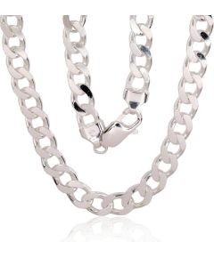 Sudraba ķēdīte Kartjē 7.5 mm #2400145, Sudrabs 925°, garums: 50 cm, 41.2 gr. Viriešiem