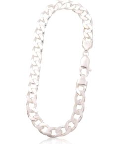 Sudraba ķēdīte Kartjē 7.5 mm #2400145-bracelet, Sudrabs 925°, garums: 21 cm, 17.1 gr. Viriešiem