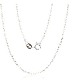 Серебряная цепочка Якорное 1.2 мм, алмазная обработка граней #2400094, Серебро 925°, длина: 47 см, 3 гр. Ķēdītes