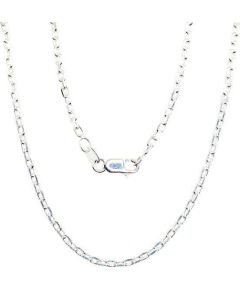 Sudraba ķēdīte Enkurs 2.1 mm, dimantu apstrādājums #2400091, Sudrabs 925°, garums: 50 cm, 6.4 gr. Ķēdītes