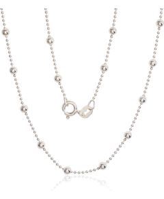 Sudraba ķēdīte Krellītes 1-3 mm #2400058, Sudrabs 925°, garums: 45 cm, 4.3 gr. Ķēdītes