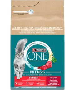 Purina One Cat Sterilcat Karma z wołowiną dla kota 3kg Сухой корм для кошек