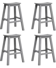 Hokery vidaXL 6 szt Jasnoszary HDPE, Hokery vidaXL 2 szt Jasnoszary HDPE Кухонные стулья