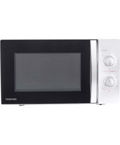 Mikroviļņu krāsns Toshiba MW MG20PWH, 20L, ar grilu funkciju, 800 W Mikroviļņu krāsnis