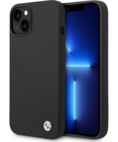 BMW BMHCP15SSILBK Aizmugurējais Apvalks Priekš Apple iPhone 15 / 14 / 13 Neoriģinālie Maciņi