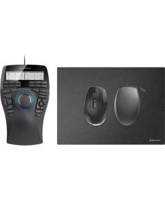 3DConnexion SpaceMouse Enterprise Kit 2, Set (black/silver, SpaceMouse Enterprise, CadMouse Pro Wireless, CadMouse Pad) Мыши