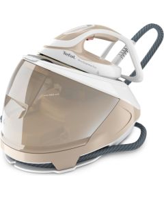 Tefal Pro Express Eco GV9E22E0 steam ironing station 2200 W 1.8 L Durilium AirGlide Autoclean soleplate Beige, White Gludekļi un sistēmas