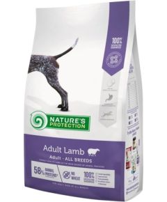 NATURE'S PROTECTION Adult Lamb - dry dog food - 12kg Suņu barība