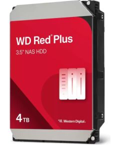 Dysk HDD WD Red Plus WD40EFZZ (4 TB ; 3.5"; 256 MB; 5400 obr/min) HDD Iekšējie cietie diski