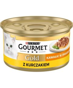 Purina GOURMET GOLD Sauce Delights Chicken 85g Kaķu konservi