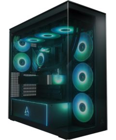 Case ARCTIC EATX Black Midi Tower PC ACPCC00015A Datoru korpusi