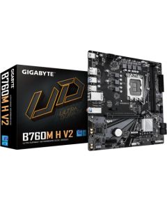 Mainboard GIGABYTE Intel B760 Express LGA1700 Micro-ATX Memory DDR5 Memory slots 2 B760MHV21.0 Mātes plates