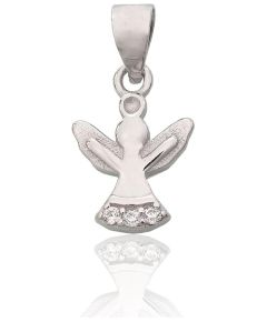 Sudraba kulons #2302042(PRh-Gr)_CZ, Sudrabs 925°, rodijs (pārklājums), Cirkoni, 0.8 gr. Sieviešu
