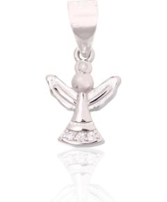 Sudraba kulons #2301982(PRh-Gr)_CZ, Sudrabs 925°, rodijs (pārklājums), Cirkoni, 0.6 gr. Sieviešu