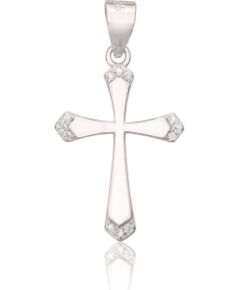 Sudraba kulons #2301978(PRh-Gr)_CZ, Sudrabs 925°, rodijs (pārklājums), Cirkoni, 1 gr. Krustiņi un ikonas