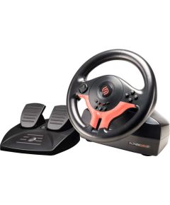 Subsonic Superdrive SV 250-S Driving Wheel Red Edition Piederumi konsolēm